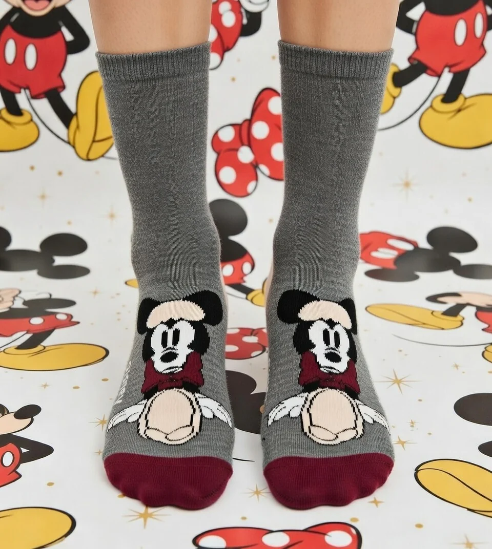 MICKEY MOUSE WINTER SCARF SOCKS