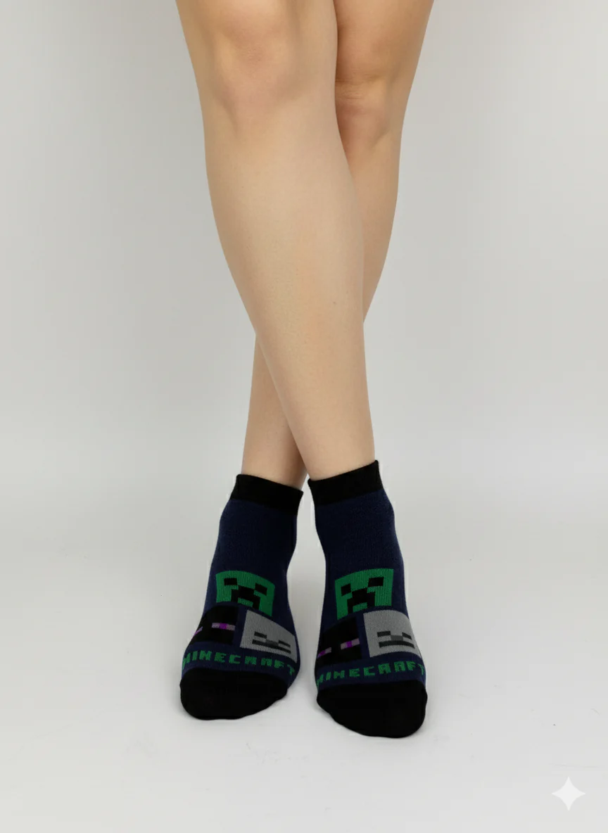 MINECRAFT ANKLE SOCKS
