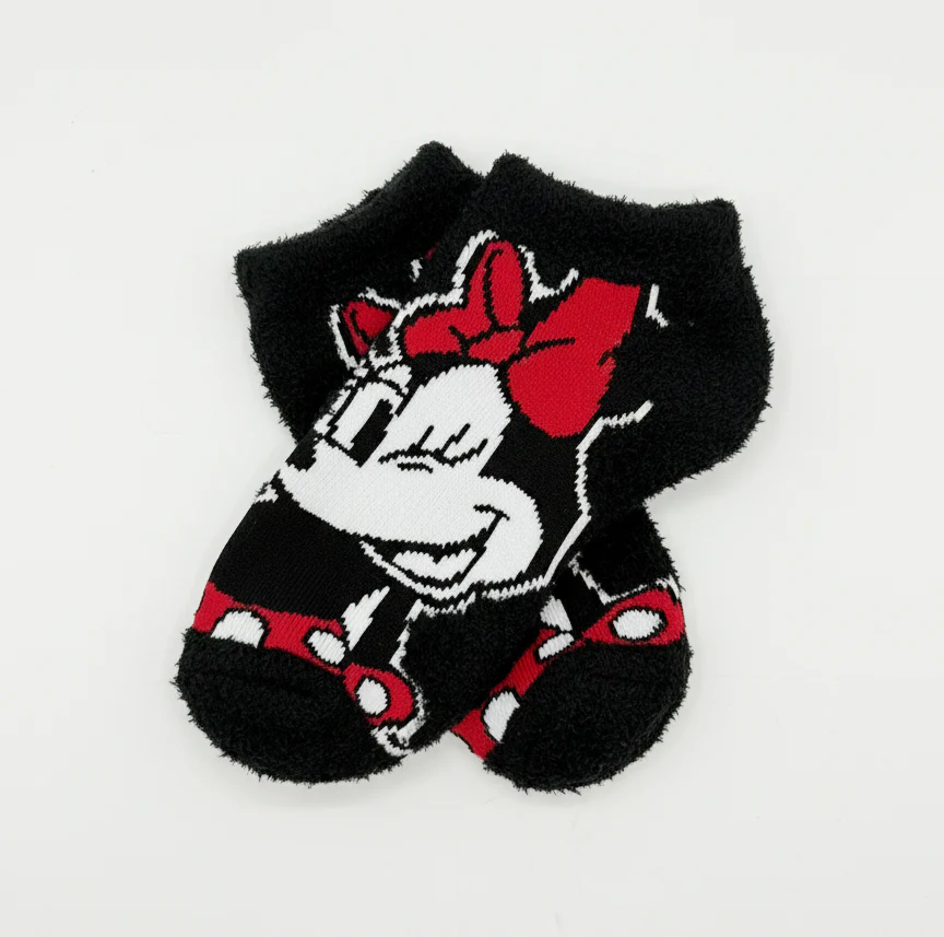 MINNIE MOUSE FUZZY ANKLE WARM SOCKS