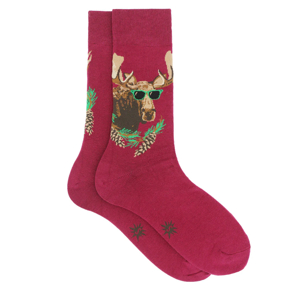 Easily A'Moose'd Crew Socks - Image 3