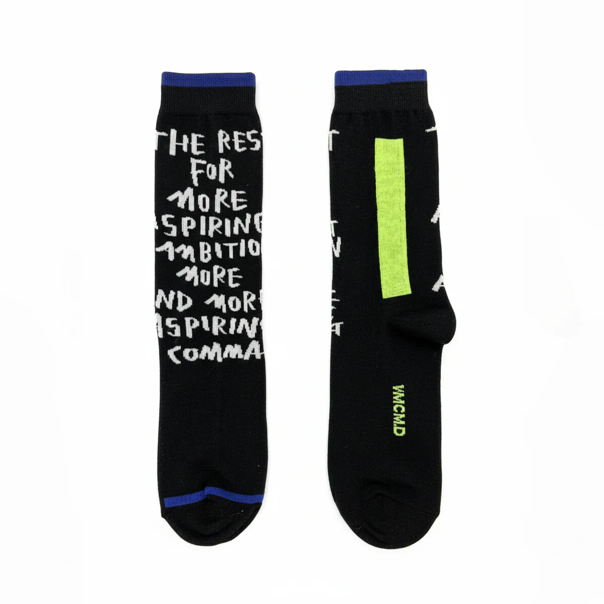 MOTIVATIONAL 'INSPIRING AMBITION' ASYMMETRICAL SOCKS