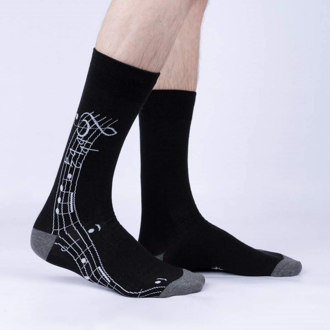MUSIC IS MY FORTE CREW SOCKS