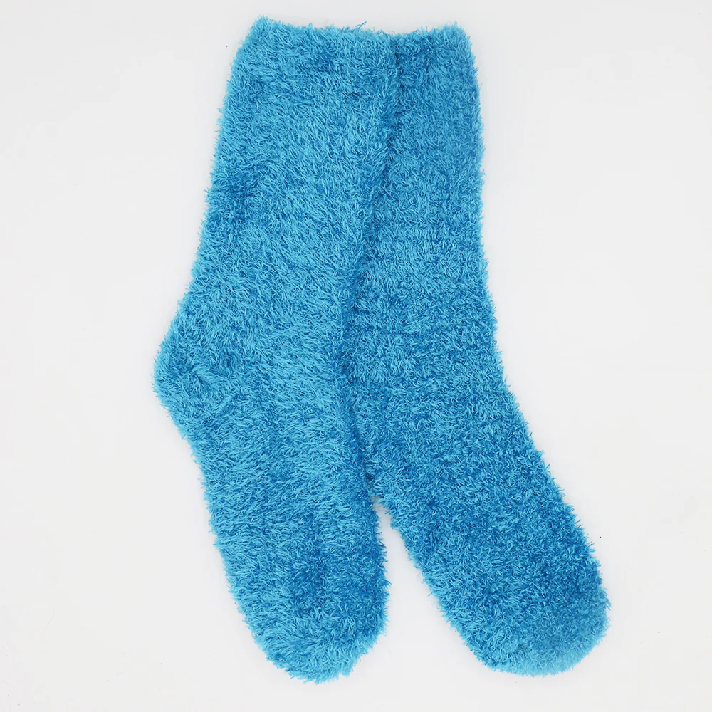 MYSTIC TEAL COZY WARM SOCKS - Image 2