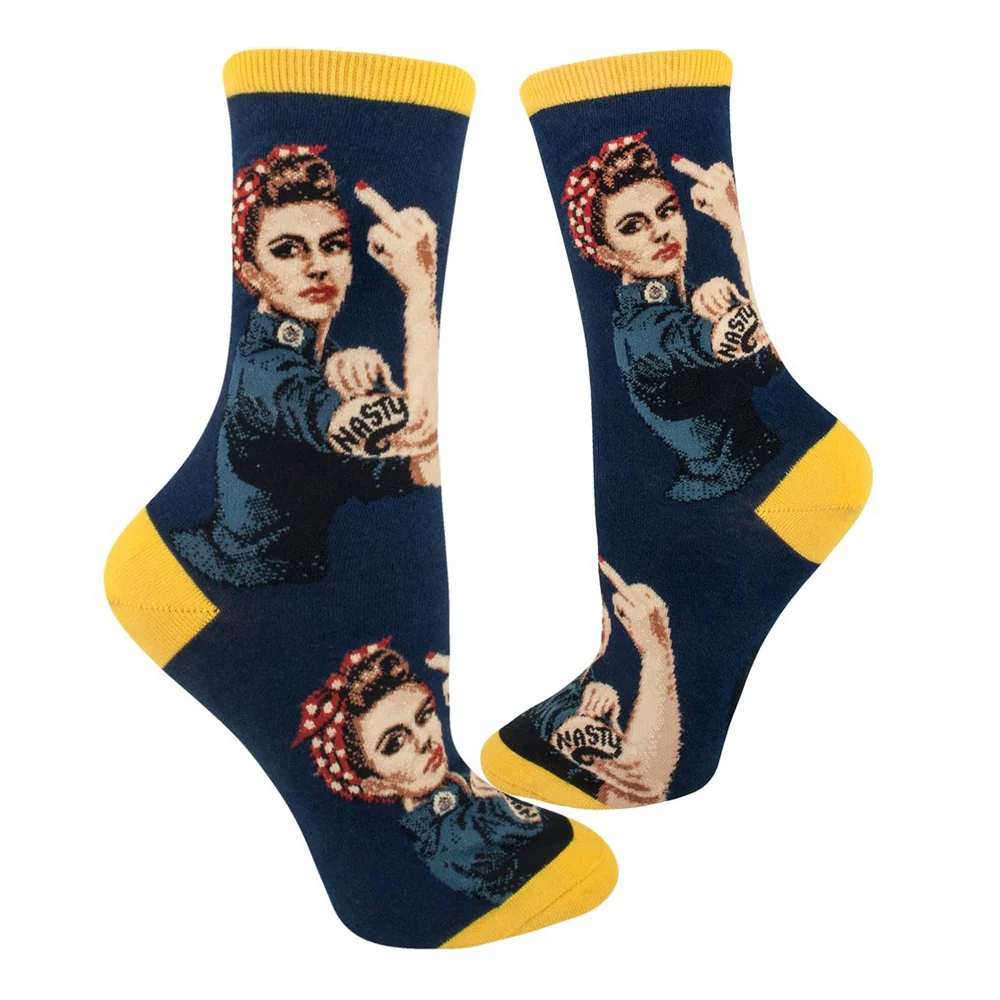 NASTY ROSIE THE RIVETER SOCKS