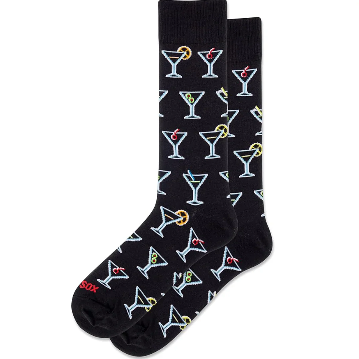 NEON MARTINI CREW SOCKS - Image 2