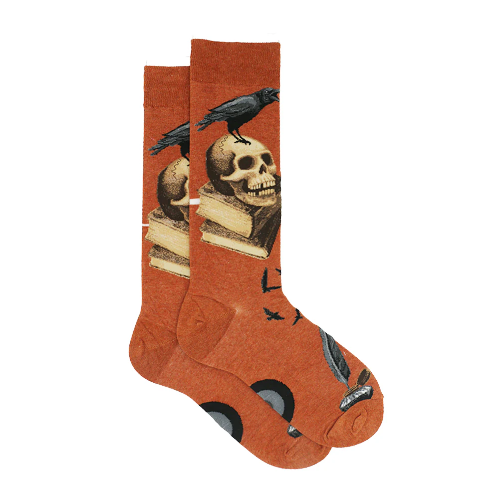 NEVERMORE, ROLL TOP, KNEE HIGH SOCKS - Image 2
