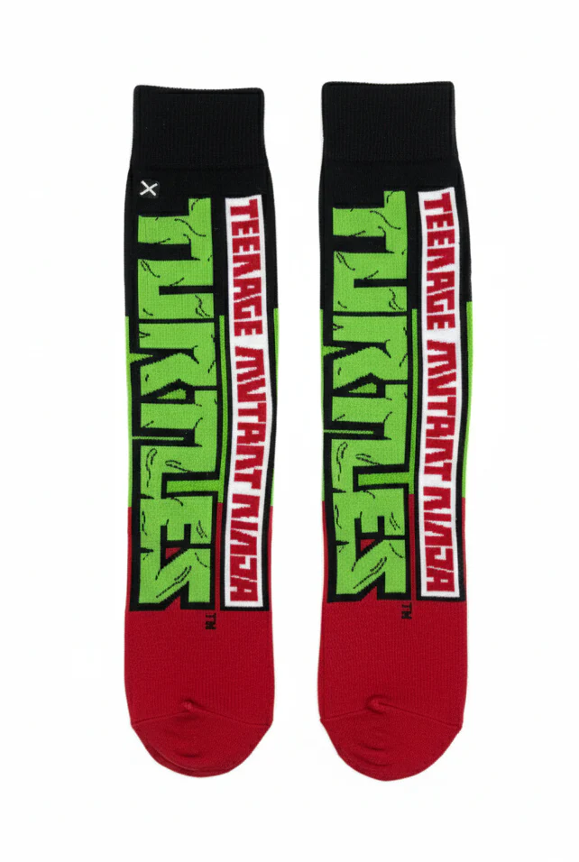 TEENAGE MUTANT NINJA TURTLES LOGO RETRO CREW SOCKS