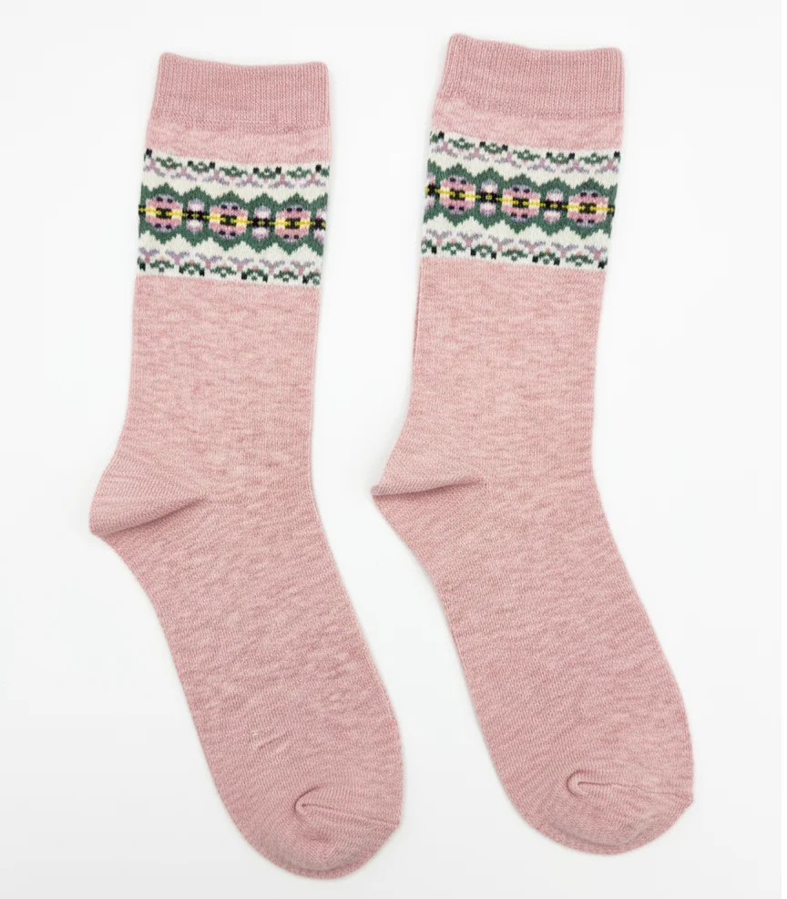 RL POLO NORDIC KNIT CREW (DUSTY ROSE) (5-15yrs) - Image 2