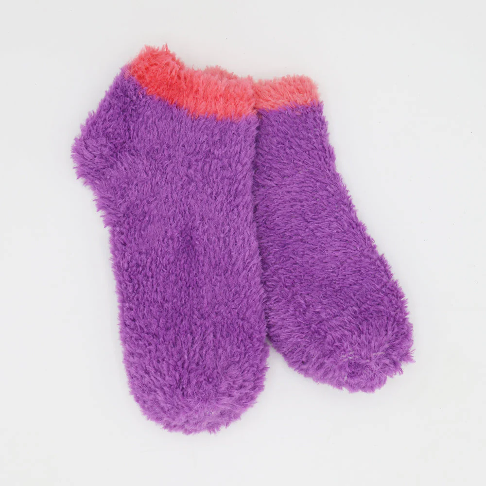 ORCHID FLAME COZY WARM SOCKS - Image 2