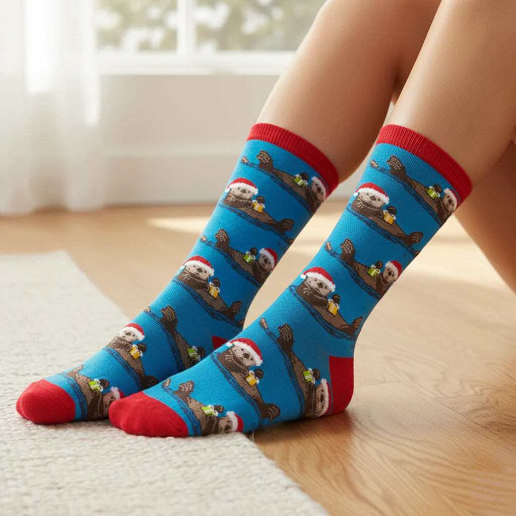 OTTERLY MERRY CREW SOCKS
