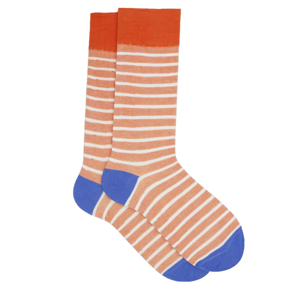 OXFORD STRIPE DRESS SOCKS - Image 2
