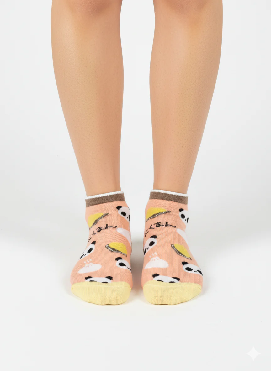 PANDA-RAMEN DREAM ANKLE SOCKS