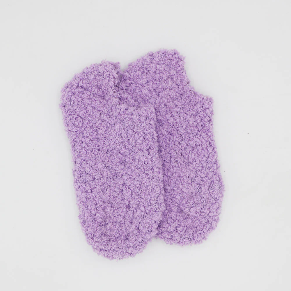 PASTEL WHIRL COZY WARM ANKLE SOCKS