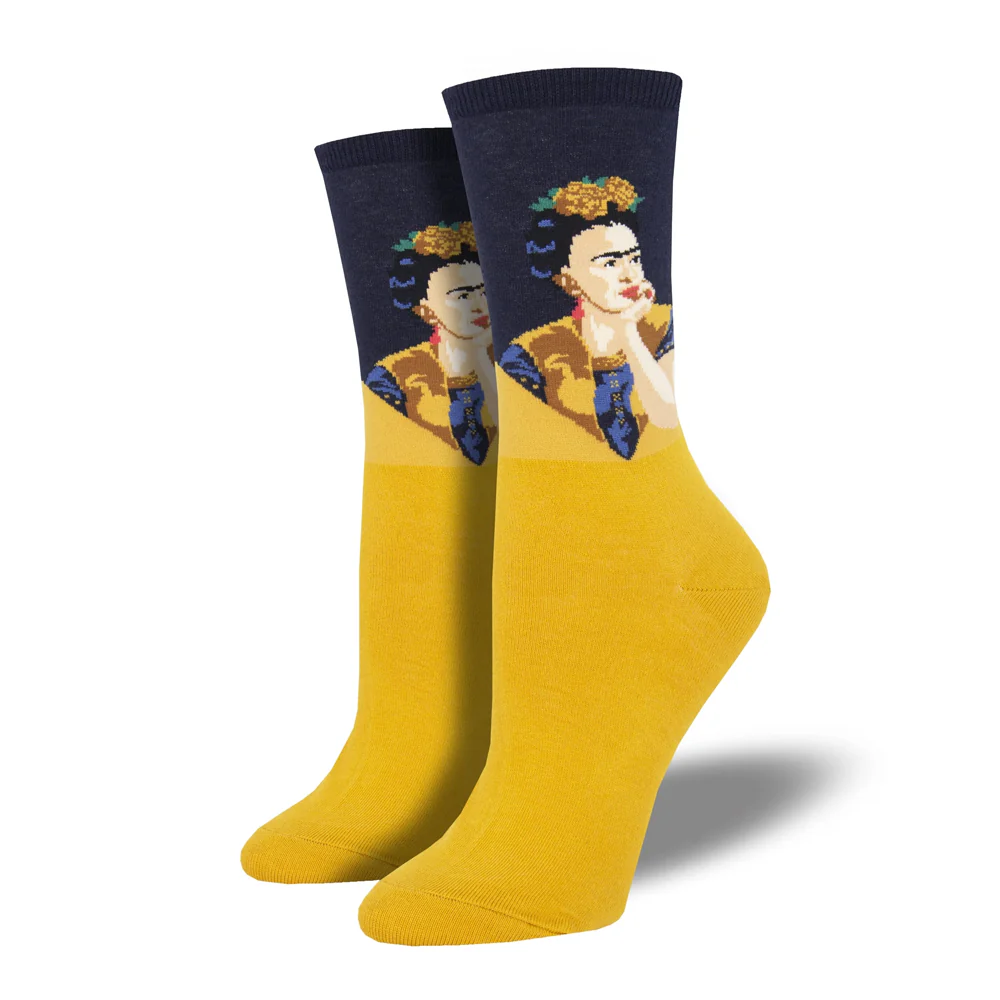 PENSIVE FRIDA KAHLO SOCKS - Image 3