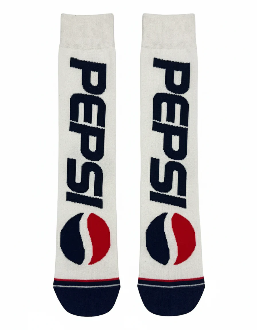 PEPSI CLASSIC LOGO CREW SOCKS