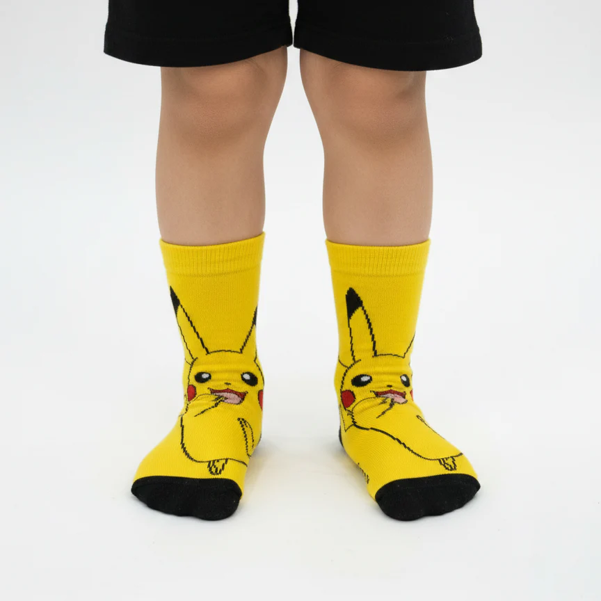 PIKACHU KIDS CREW SOCKS