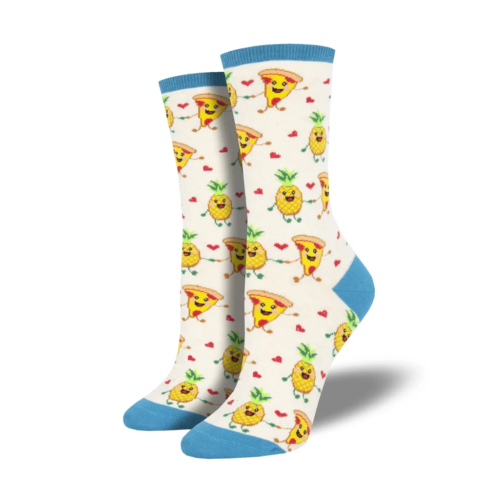 PIZZA LOVES PINEAPPLE SOCKS - Image 2