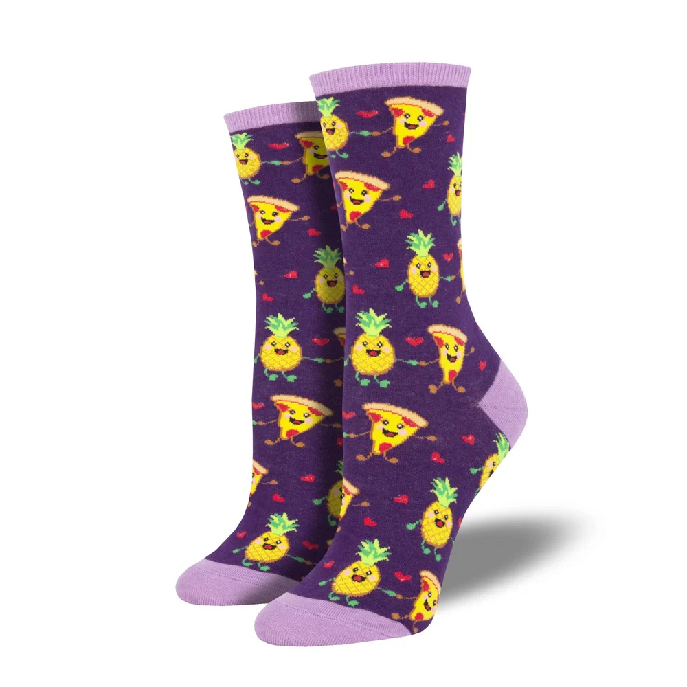 PIZZA LOVES PINEAPPLE SOCKS - Image 3