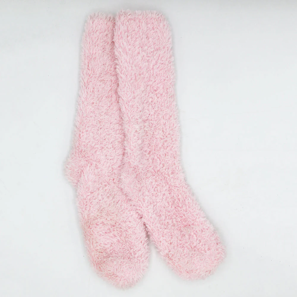 POWDER PINK COZY WARM SOCKS