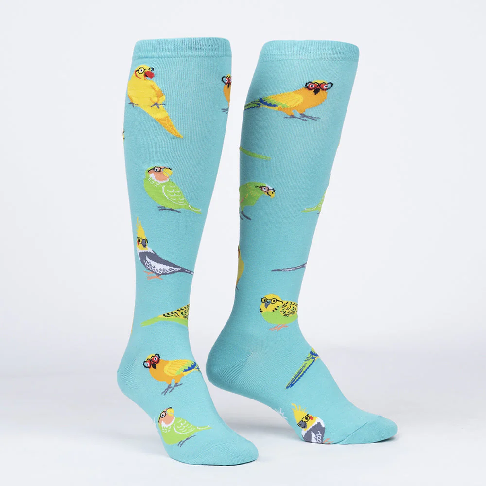 PRETTY BIRDS KNEE HIGH SOCKS