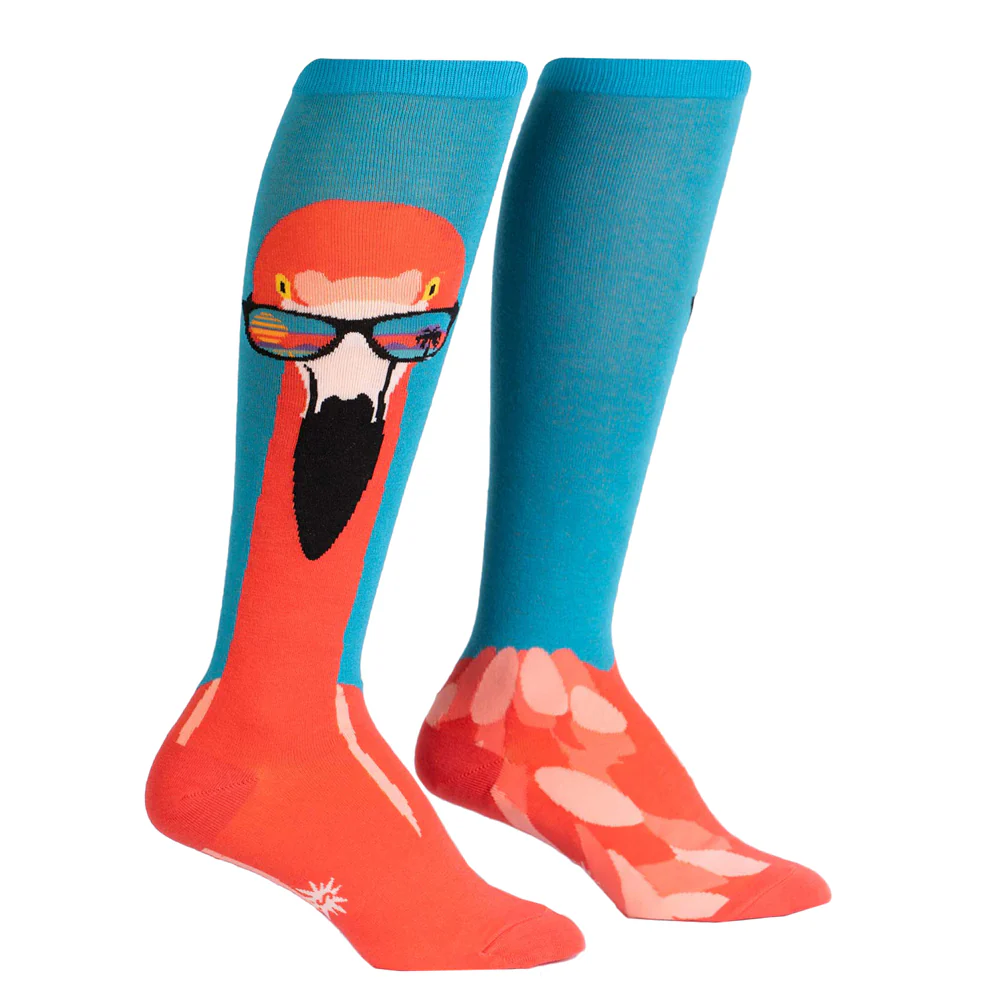 READY TO FLAMINGLE KNEE HIGH SOCKS - Image 2