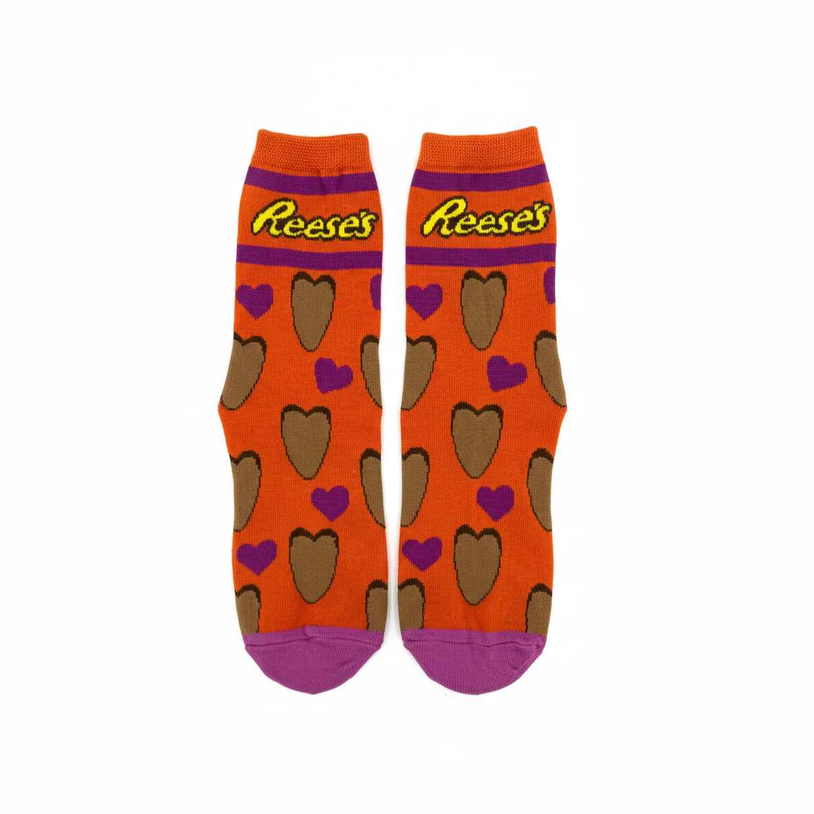 REESE’S PEANUT BUTTER HEART SOCKS