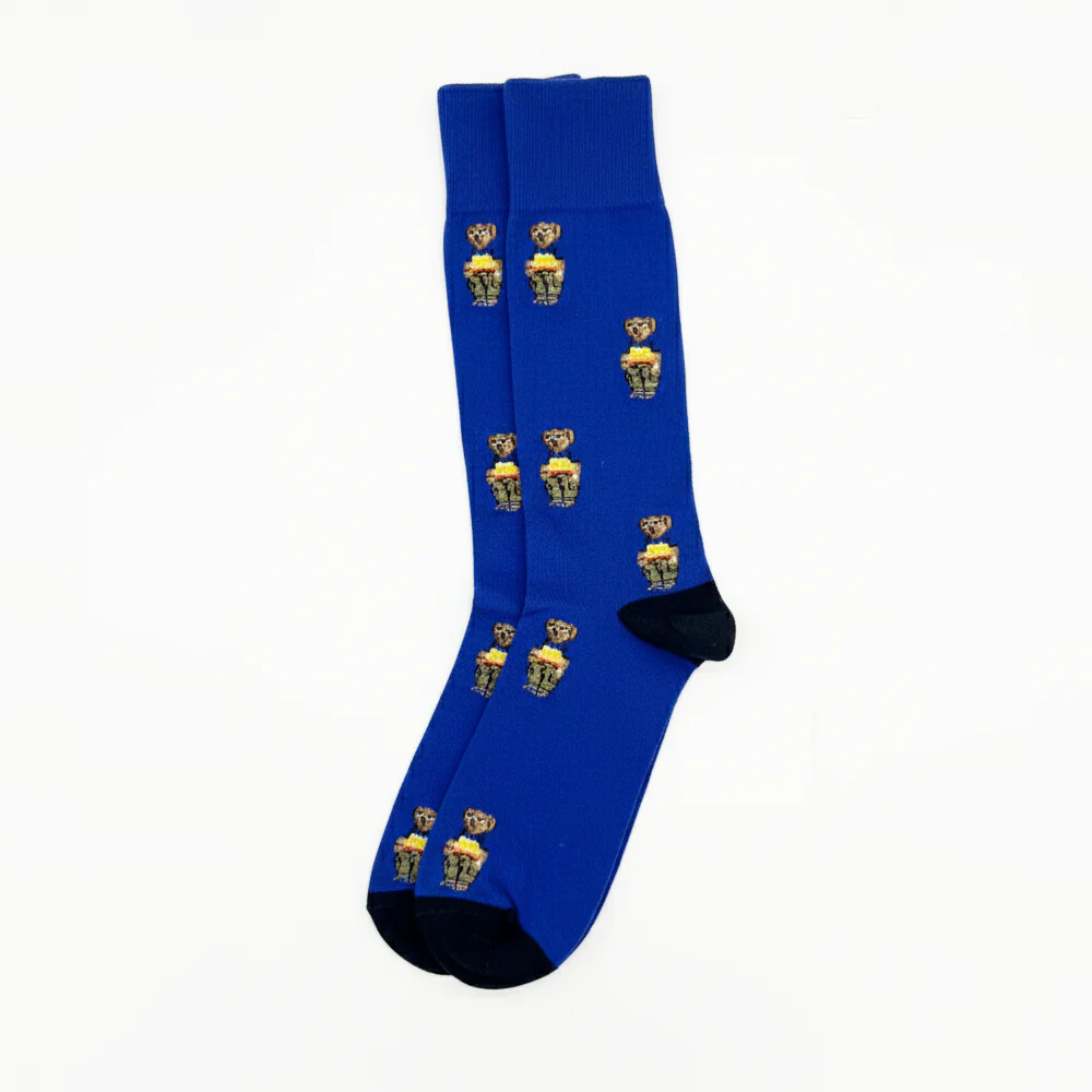 RL POLO BEAR ALL-OVER SOCKS