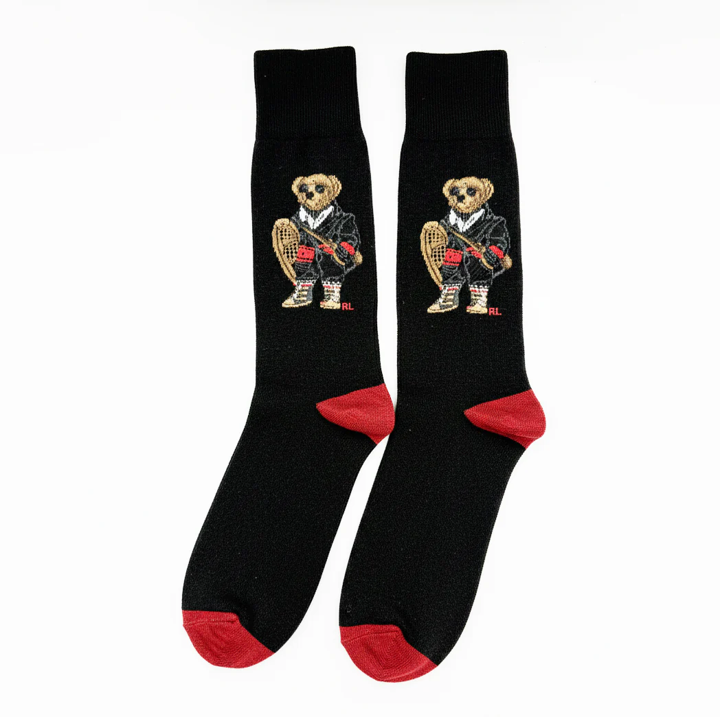 RL POLO BEAR LACROSSE HERITAGE SOCKS