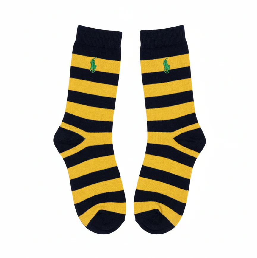 RL POLO BUZZY BEE BOLD STRIPE CREW (5-10yrs)