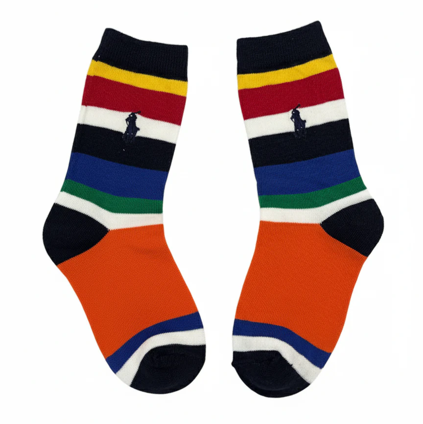 RL POLO COLOR BLOCK ATHLETIC CREW (5-10yrs)