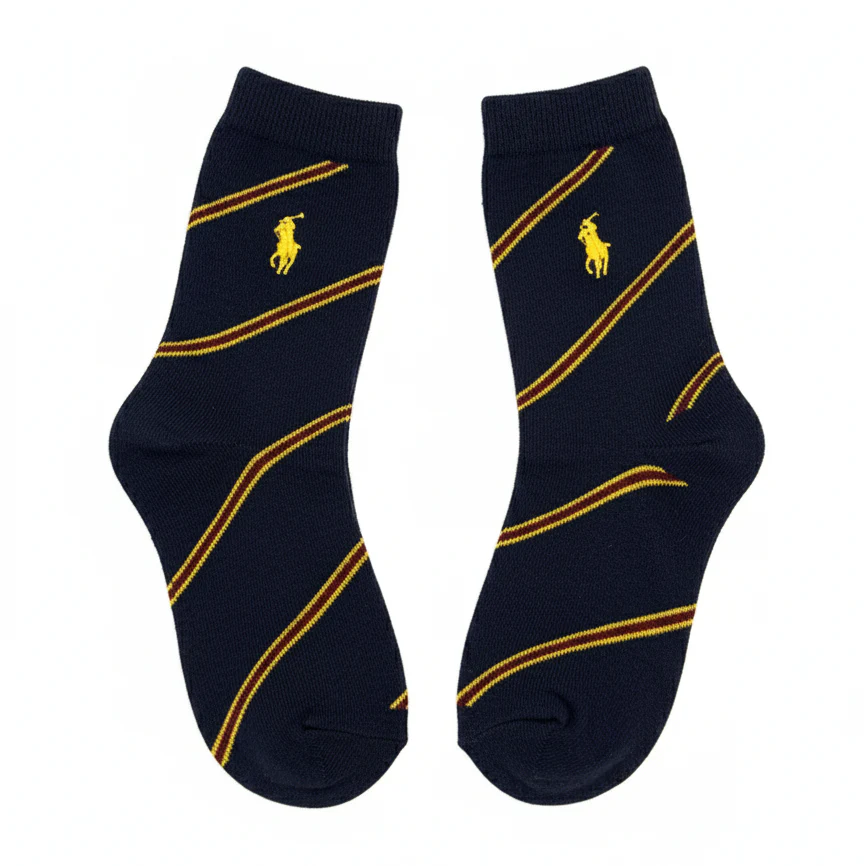 RL POLO DIAGONAL TIE STRIPE CREW (5-10yrs)