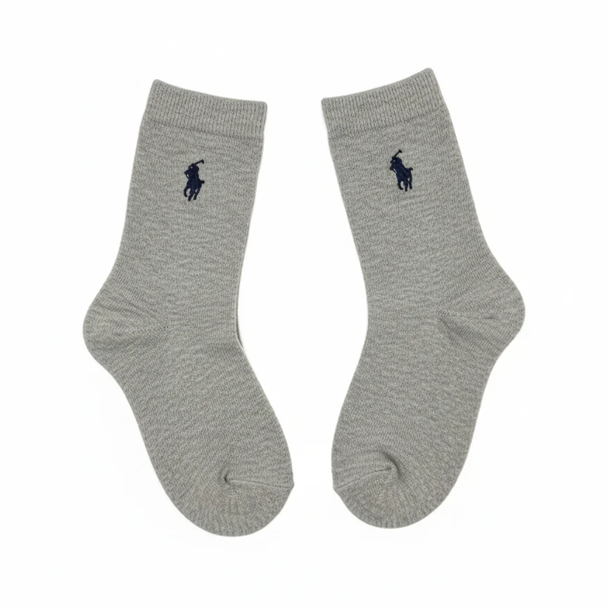 RL POLO HEATHER GREY EVERYDAY CREW (5-10yrs) - Image 2