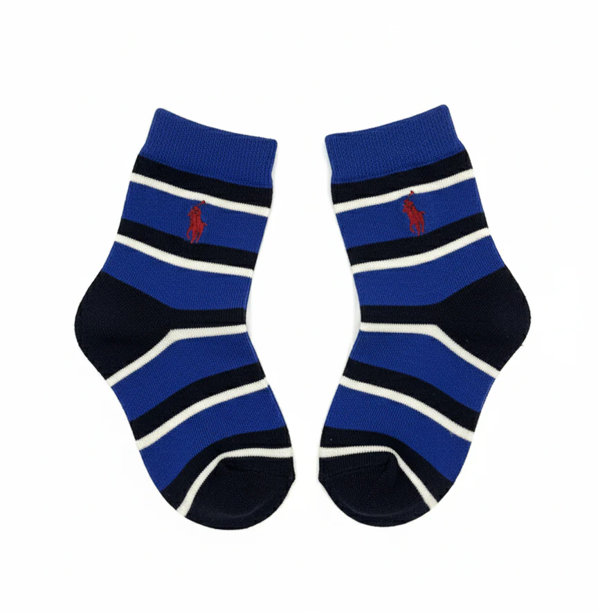 RL POLO MARINER BLUE STRIPE CREW (5-10yrs) - Image 2