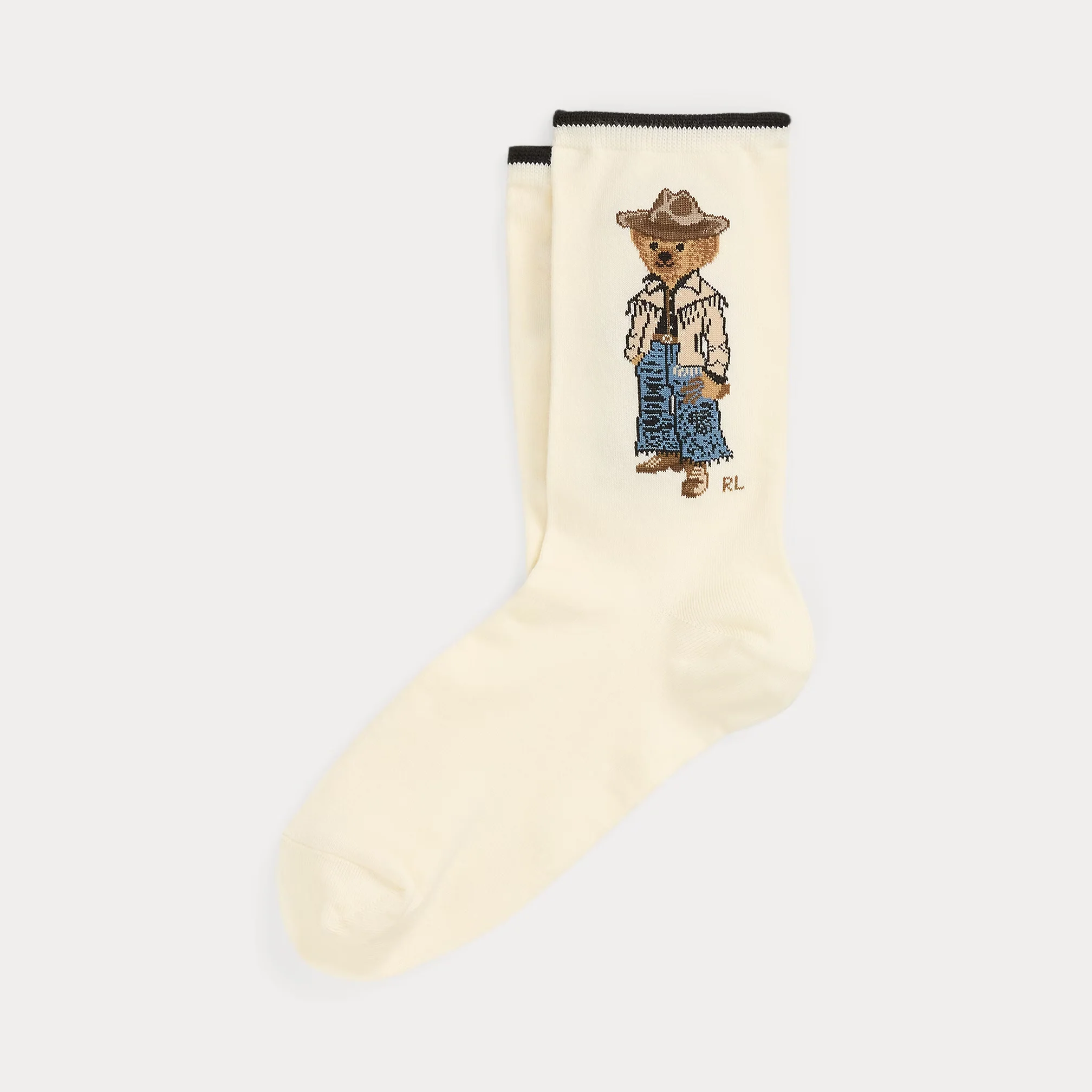 RL POLO THE RODEO BEAR WESTERN-STYLE SOCKS