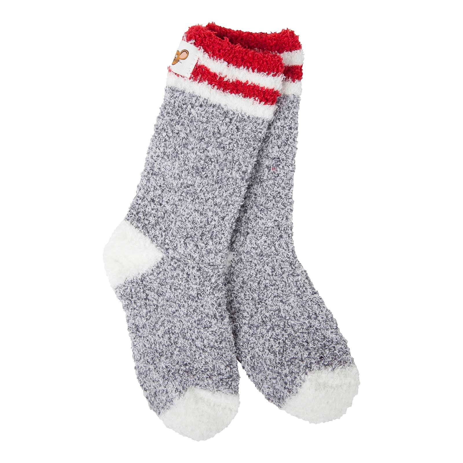 RUGBY CHARCOAL COZY WARM SOCKS - KIDS - Image 2