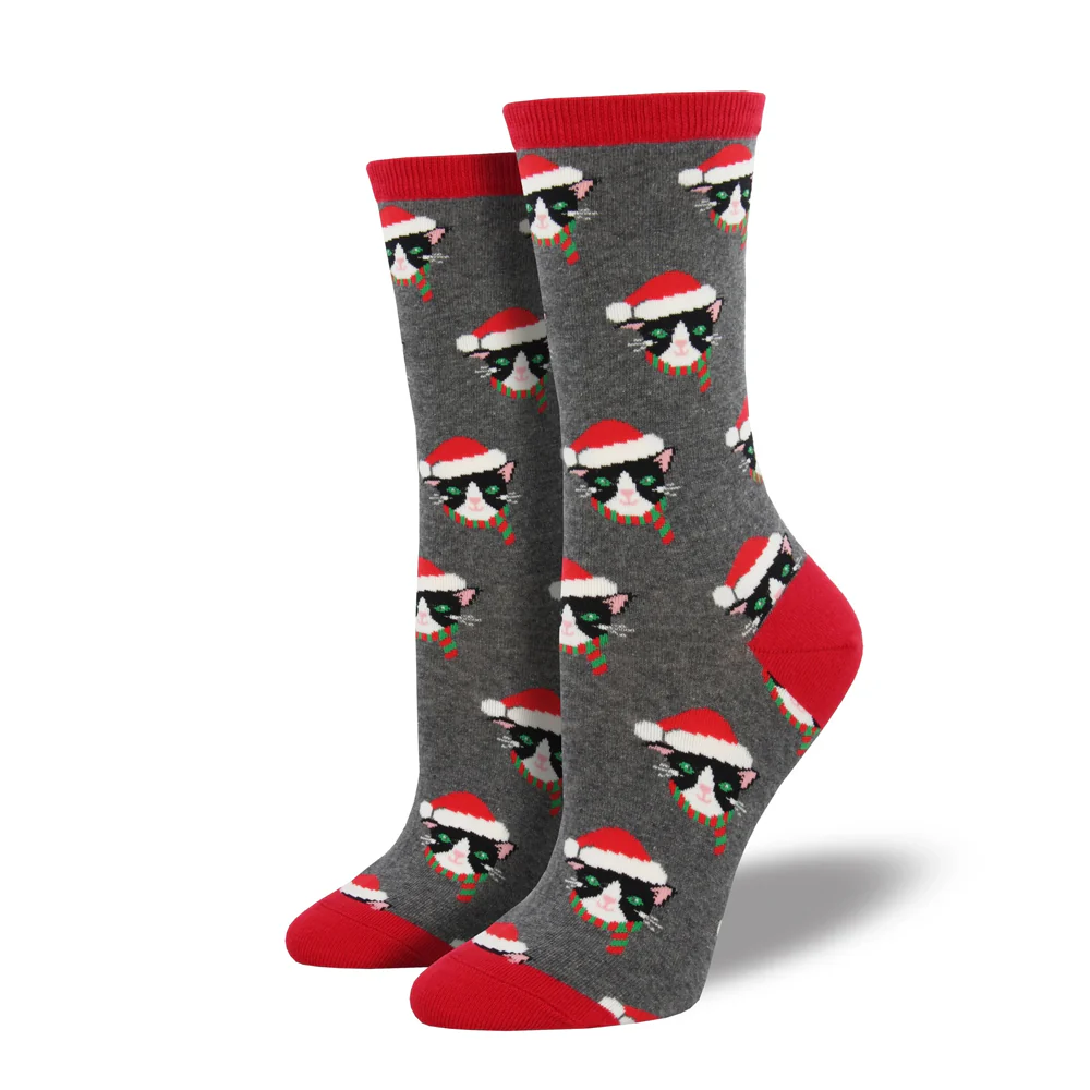 SANTA CAT SOCKS