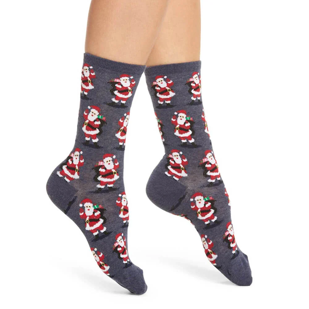 SANTA WITH PRESENT SOCKS - Image 2