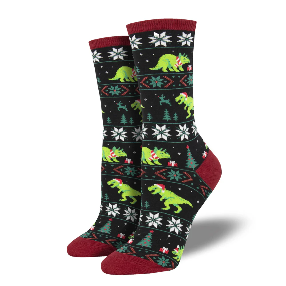 SANTASAURUS REX SOCKS - Image 3