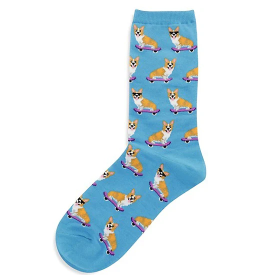 SKATEBOARDING CORGI SOCKS - Image 2