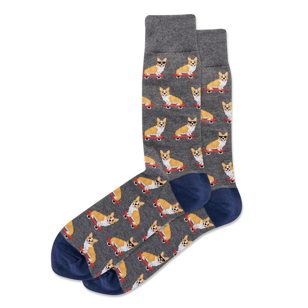 SKATEBOARDING CORGI SOCKS - Image 2