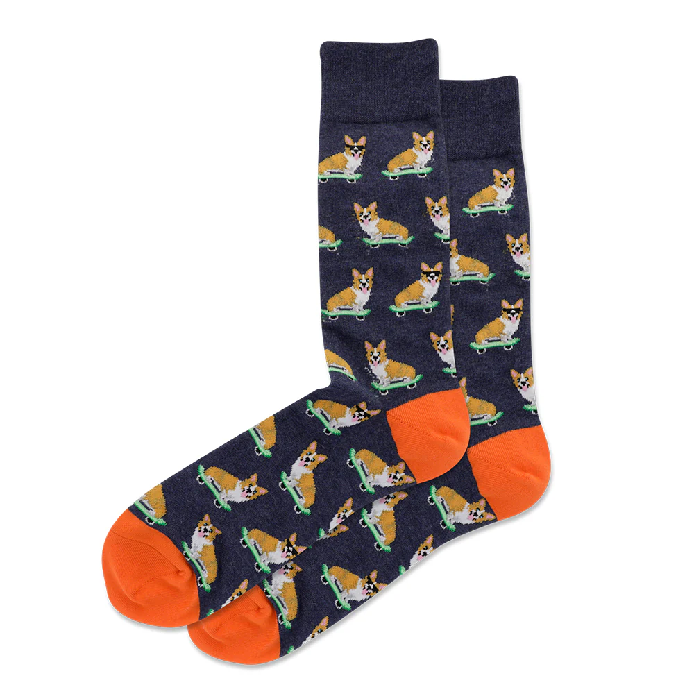 SKATEBOARDING CORGI SOCKS - Image 3
