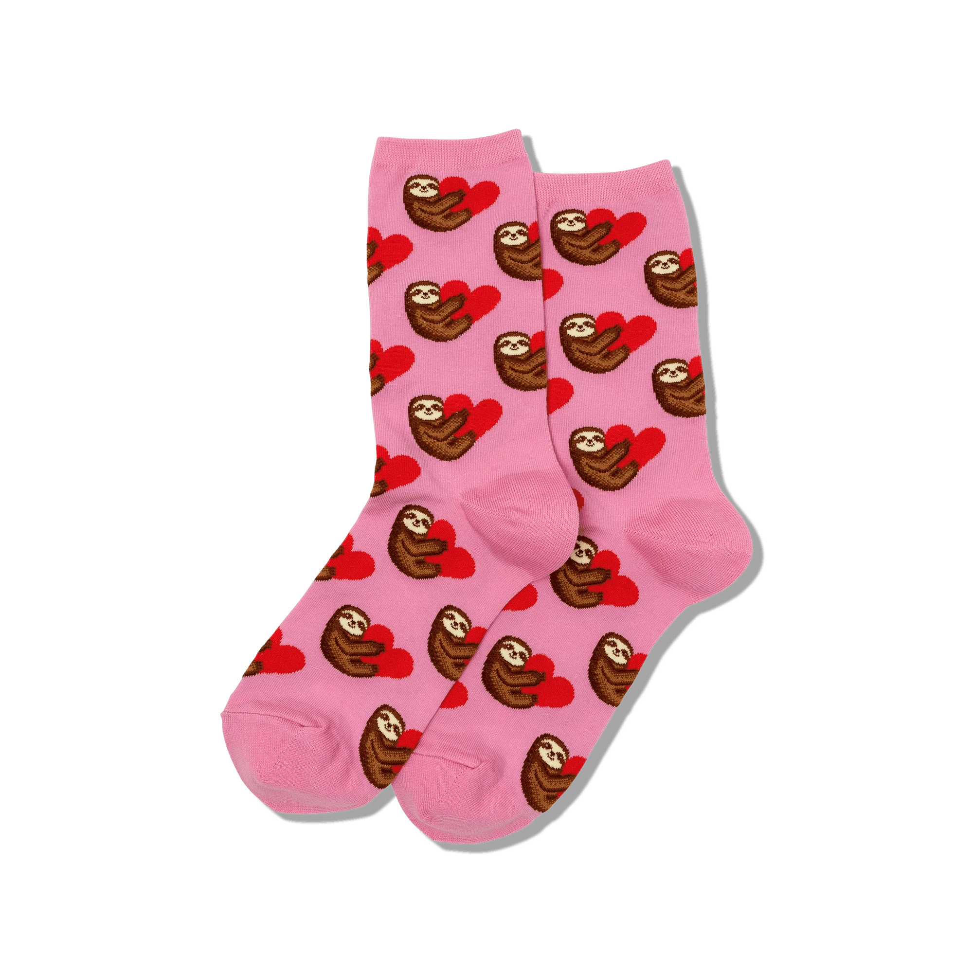 SLOTH LOVE SOCKS - PINK