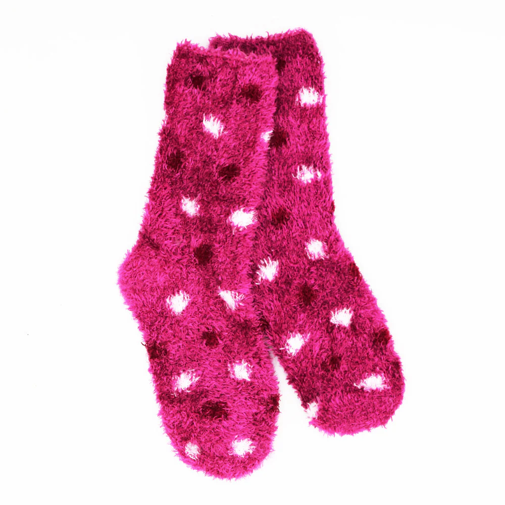 SPARKLING POLKA DREAM COZY WARM SOCKS
