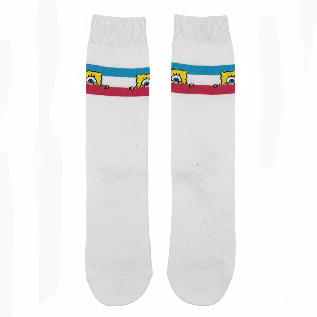 SPONGEBOB PEEKING STRIPE SOCKS - Image 2