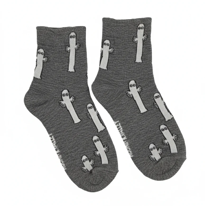 SPOOKY GHOST ANKLE SOCKS - Image 2