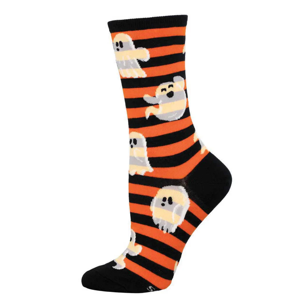 SPOOKY STRIPES CREW SOCKS - Image 2