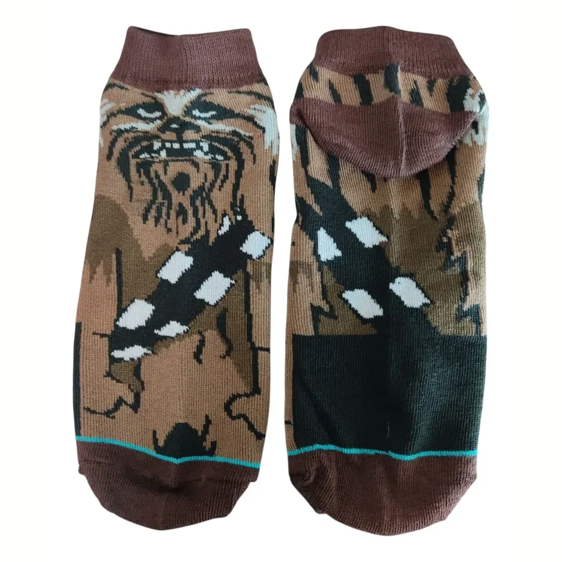 STAR WARS CHEWBACCA CAMO ANKLE SOCKS (BROWN) - Image 2