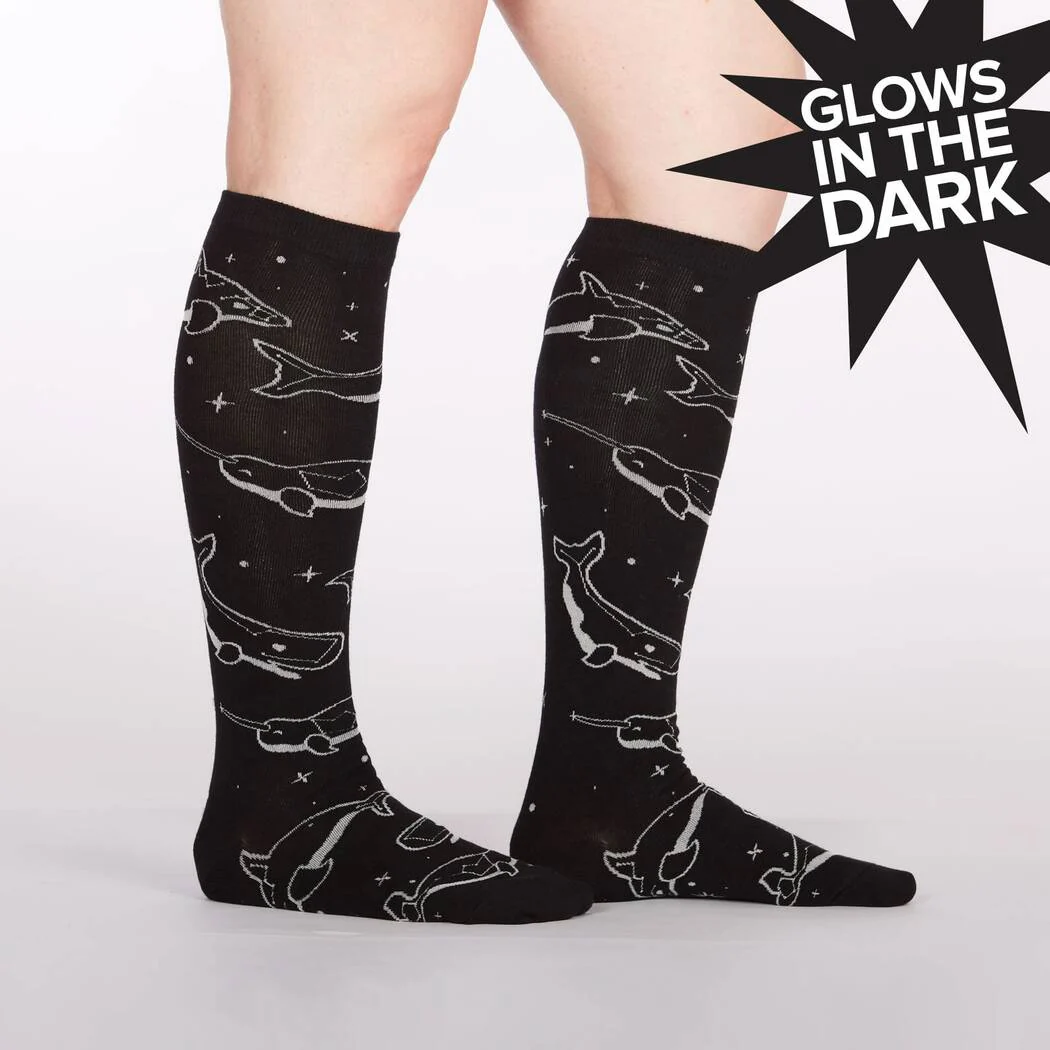 STELLAR WHALES STRETCH-IT KNEE HIGH SOCKS - Image 2