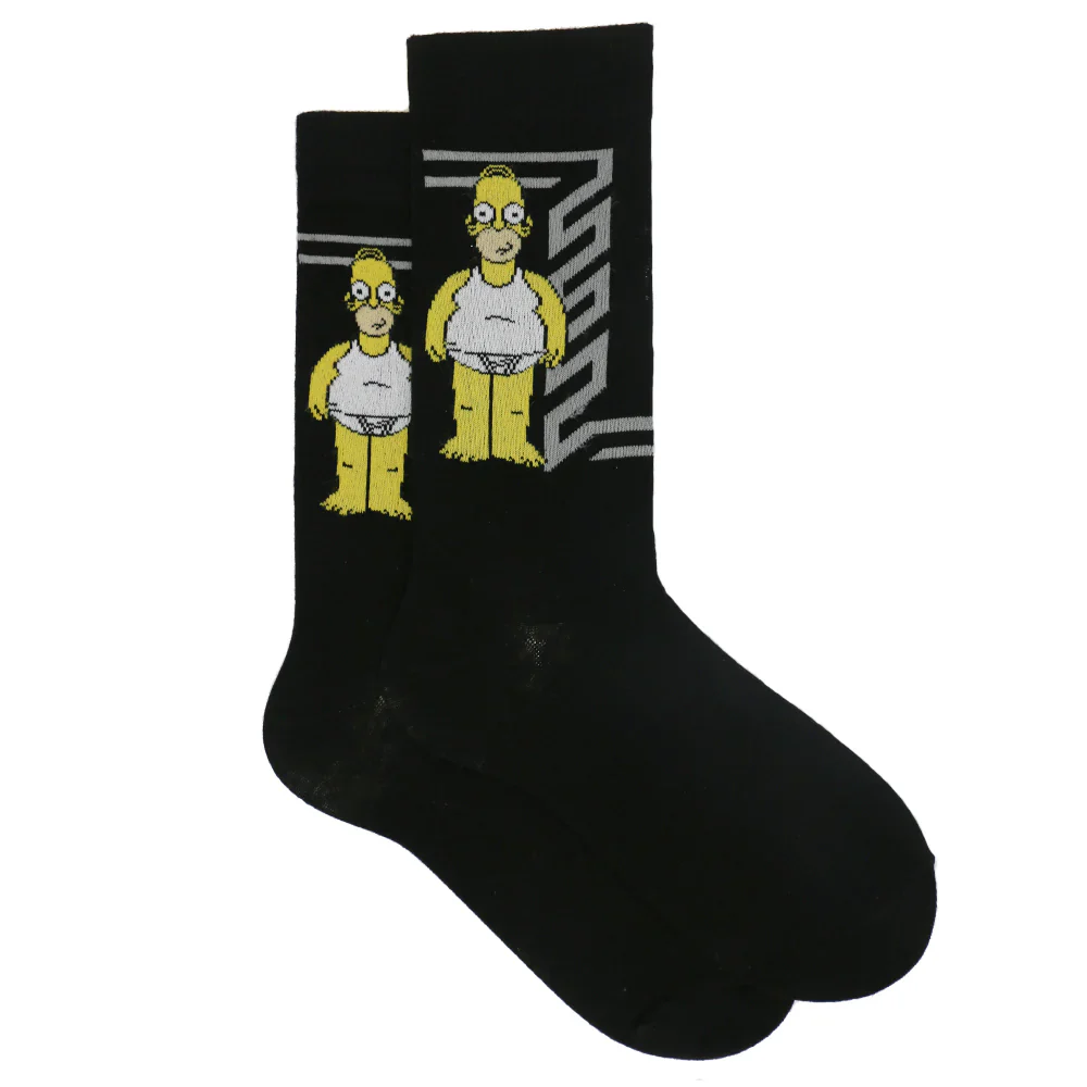 STONED HOMER SIMPSON SOCKS