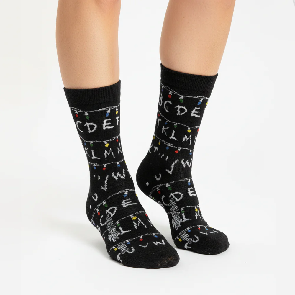 STRANGER THINGS® ALPHABET LIGHT SOCKS